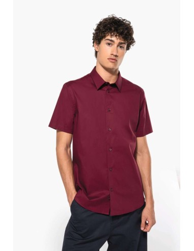 KAR-K531-SHORT-SLEEVED COTTON/ELASTANE SHIRT